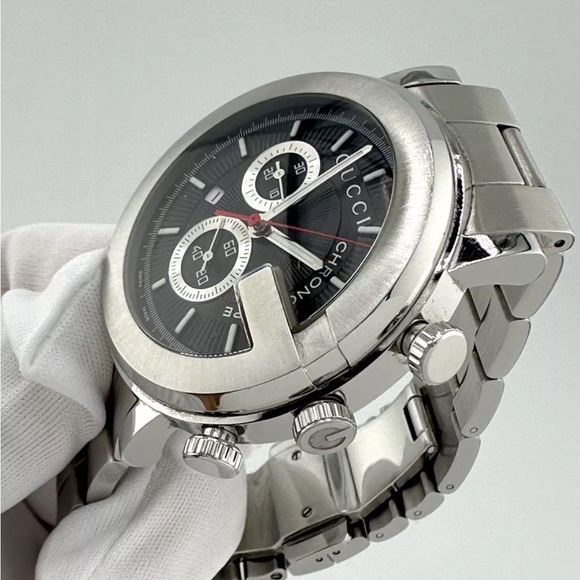 Gucci Men's Series Black Dial Watch - YA101309 - Picture 3 of 5